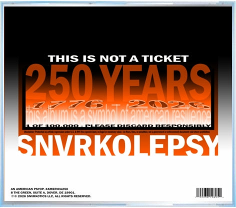 SNVRKOLEPSY CD